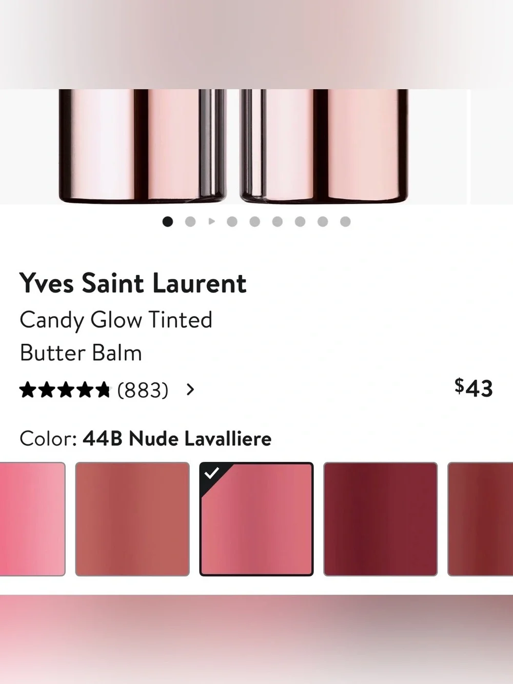 Yves Saint Laurent Candy Glow Tinted Butter Balm Hydrating Lipstick